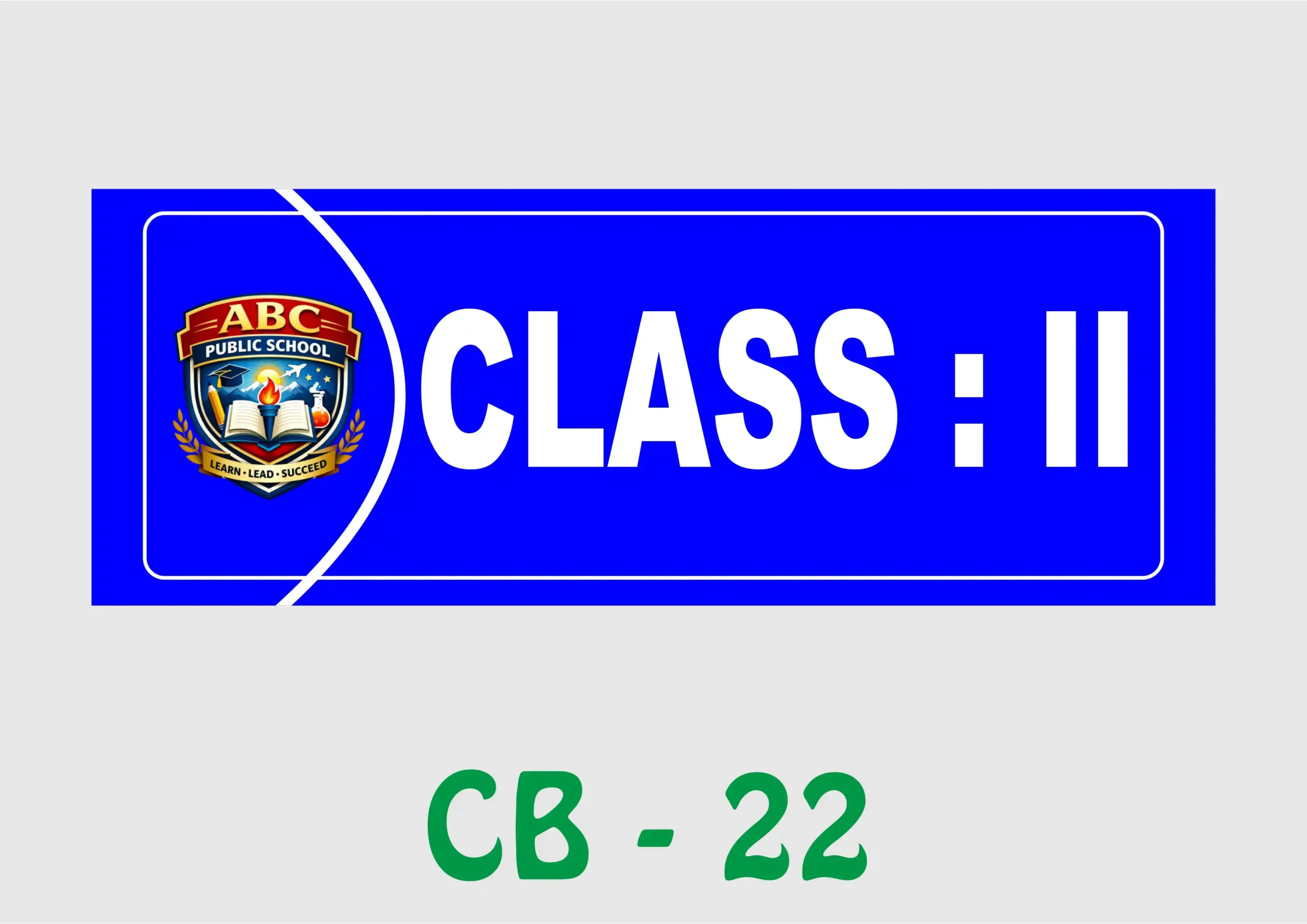 CB - 22 Wall Name Plate - Class II - Image 1