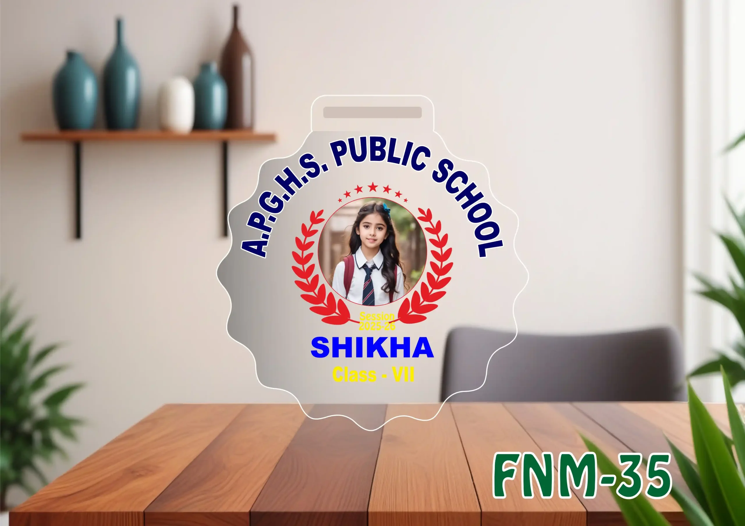 FNM35- 1 Customised Printed Medal - FNM35 - Image 1