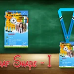 Giraf Shape 1 Acrylic ID Card