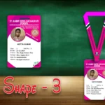 Shape 3 Acrylic ID Card
