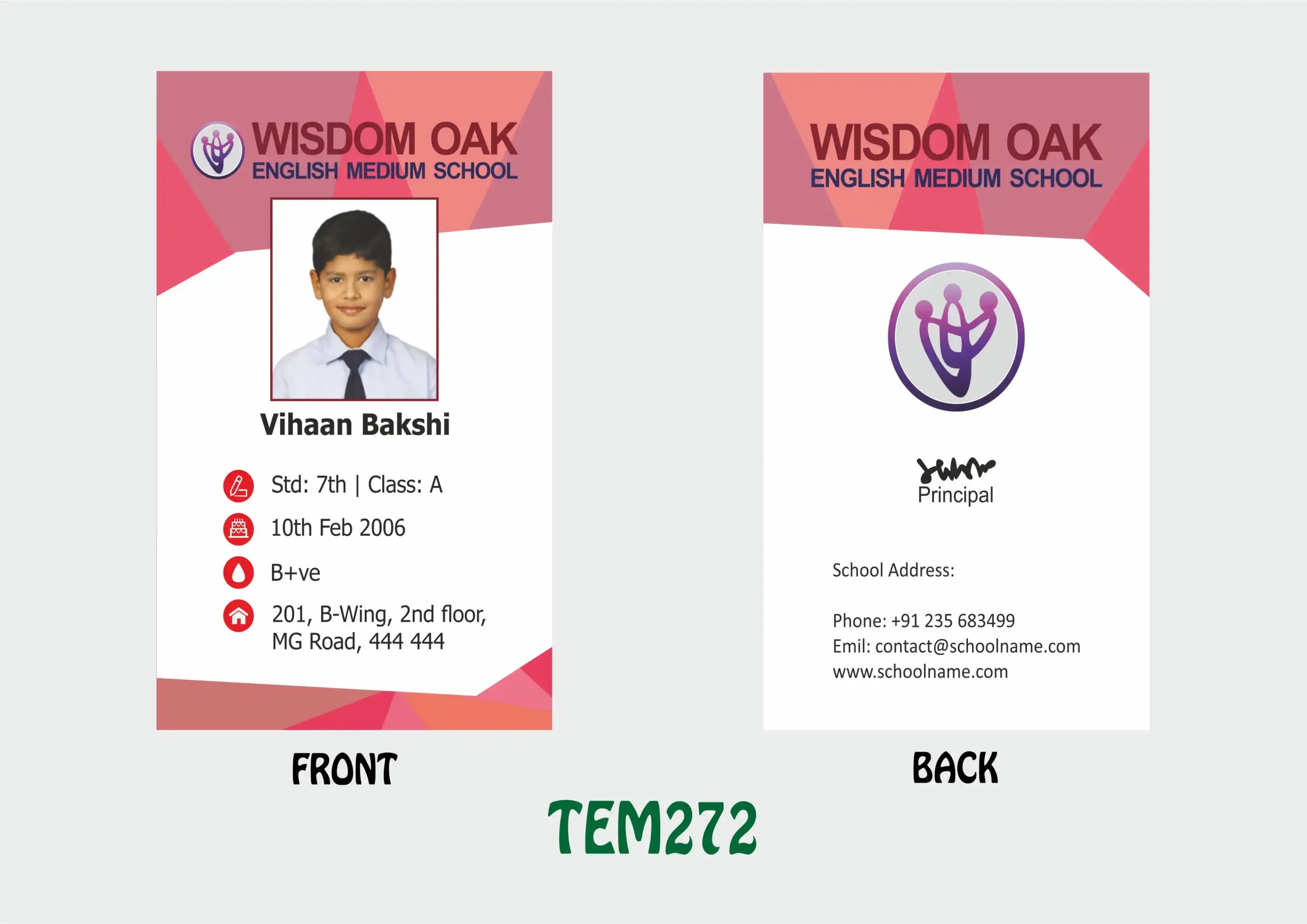 TEM-272 ID Card - TEM272 - Image 1