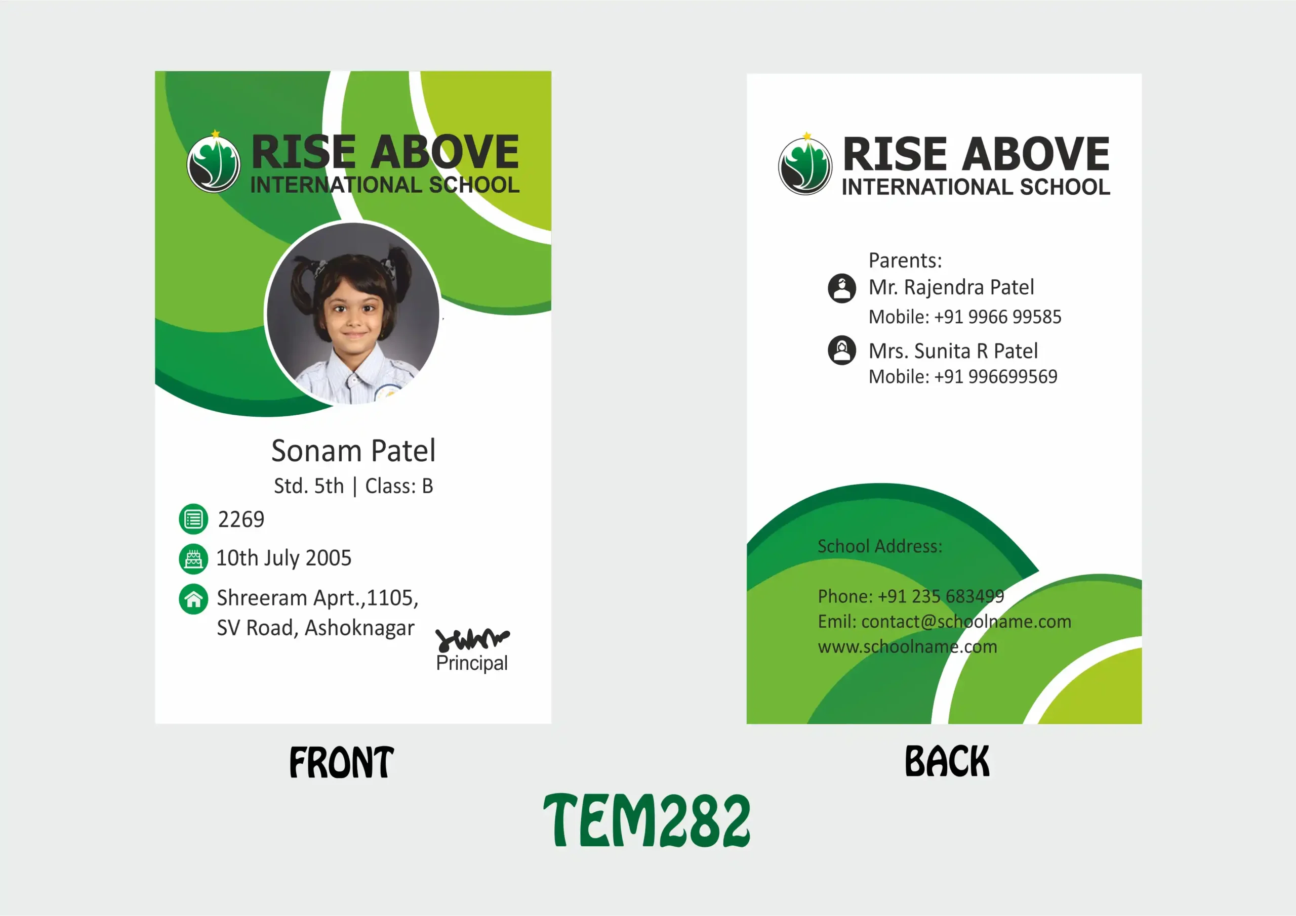 TEM-282 ID Card - TEM282 - Image 1